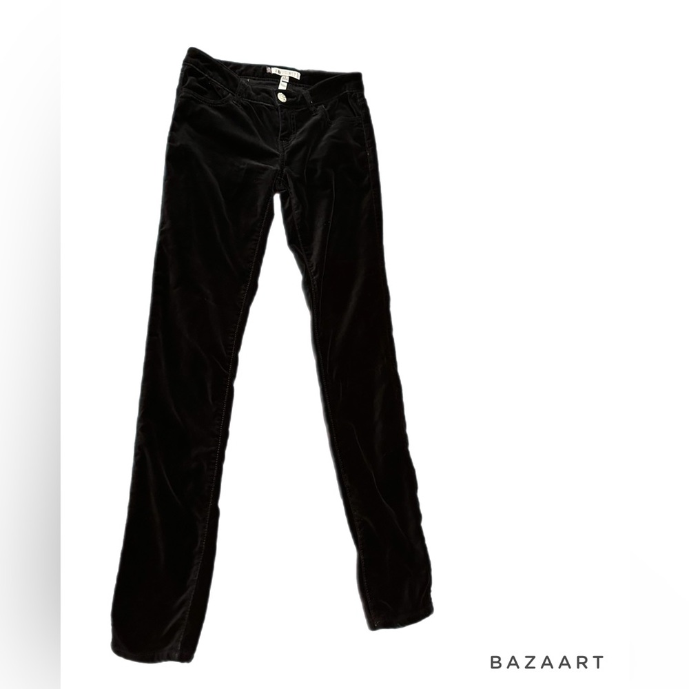 Jennifer Lopez soft black pants w/decorative button